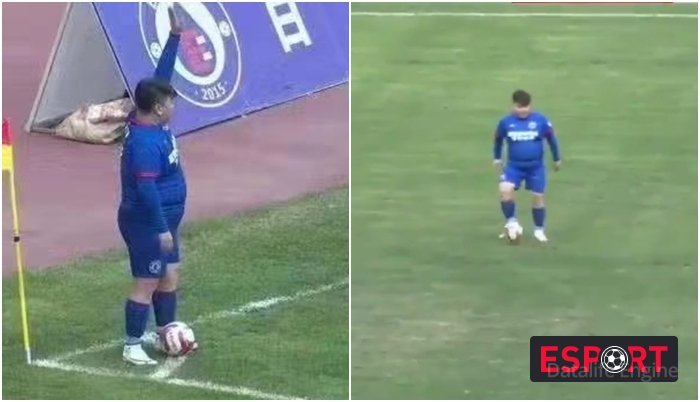 როგორ თამაშობს ჩინელი ბიზნესმენის შვილი, რომელიც 126 კგ-ს იწონის (ვიდეო)