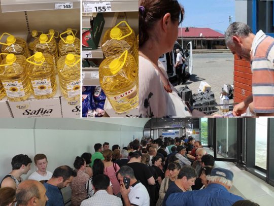 "5 ლიტრი ზეთი თურქეთში 24 ლარი ღირს, საქართველოში 45 ლარზე მეტი“ - ქართველების რიგები თურქეთის მაღაზიებში