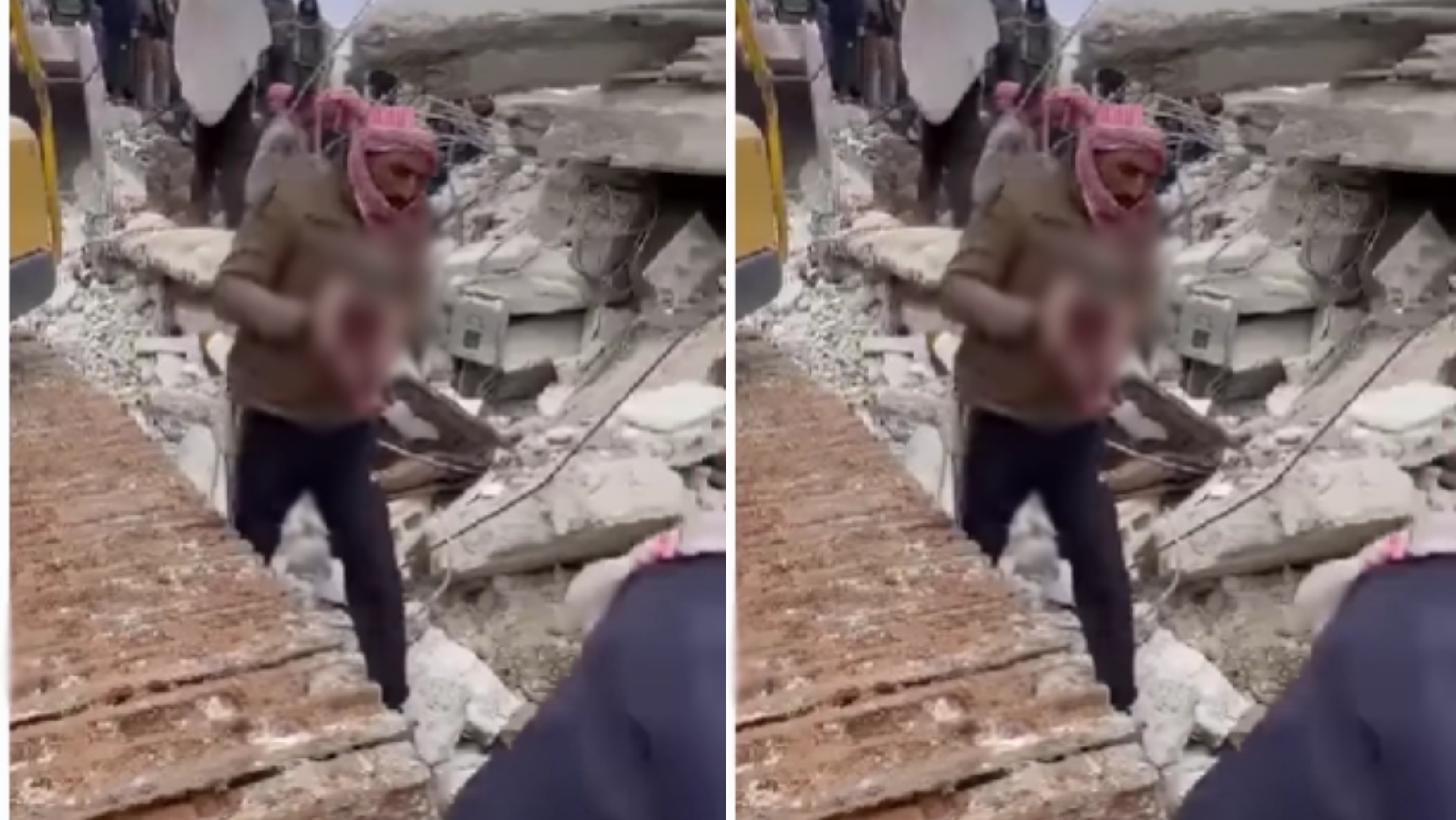 "ნანგრევების ქვეშ ბავშვი დაიბადა...სიკვდილი და სიცოცხლე ერთად დგანან" - სულისშემძვრელი კადრები სირიიდან (ვიდეო)