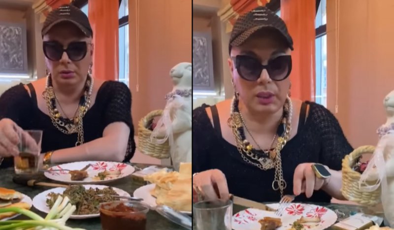 "მე შემეშვი, ჩემი ცხოვრებიდან გაეთრიე!" - გია სურამელაშვილმა შეყვარებულს ბალიში ესროლა (ვიდეო)