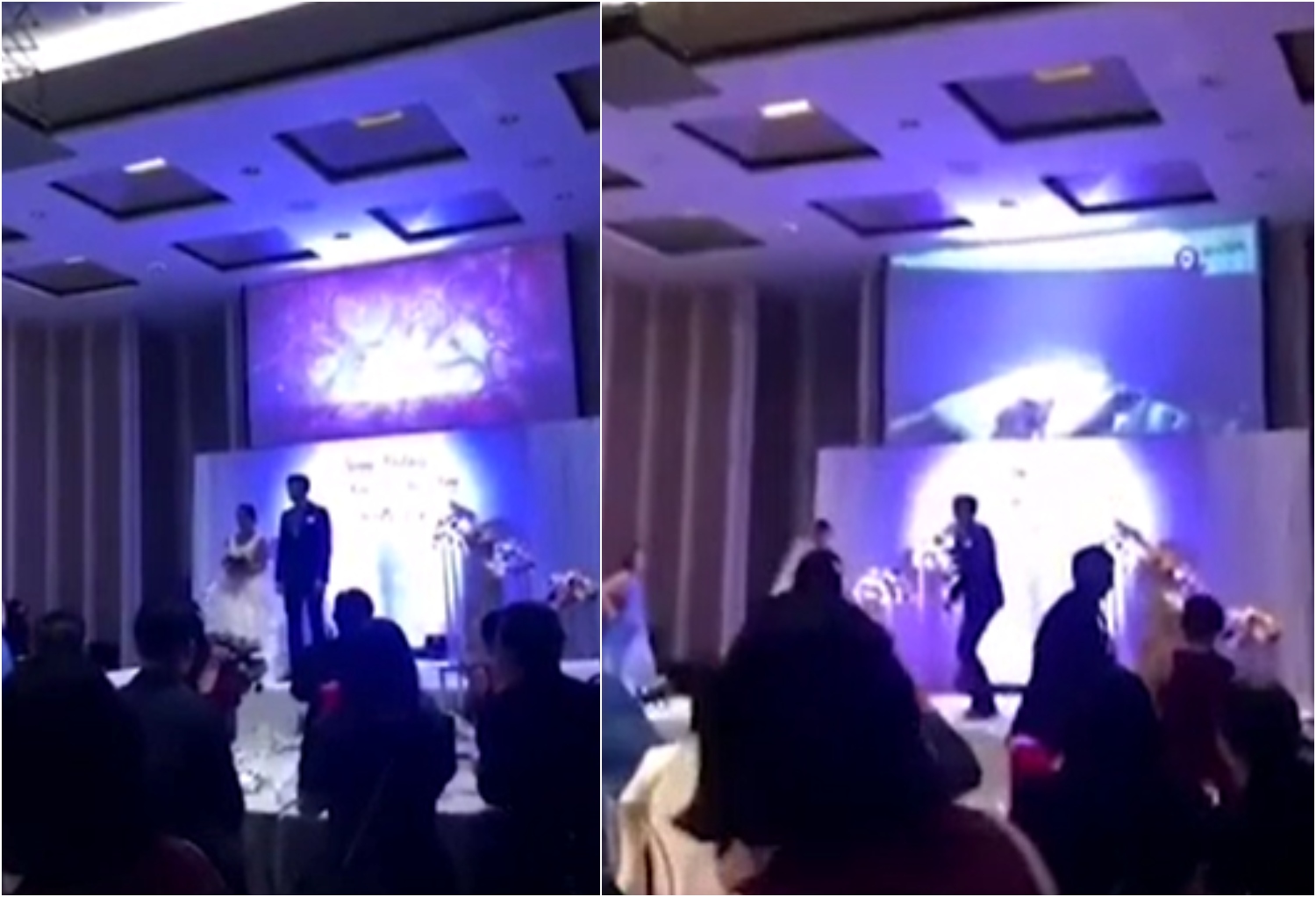 "დის ქმართან ჰქონდა სექსი" - მამაკაცმა ქორწილში თავისი საცოლის სექსის ვიდეო ჩართო (ვიდეო)