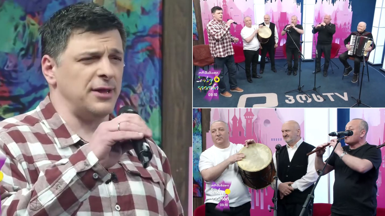 „დაგვინდეთ! სად იყო ეს მთა კაცი აქამდე. სიყვარულის, სიკეთის და იმედის სიმბოლოა!“ - როლიკო ოქროპირიძე და მედუდუკეთა ანსამბლი „ქართლი“ სიმღერას „თელავს“ არაჩვეულებრივად ასრულებენ