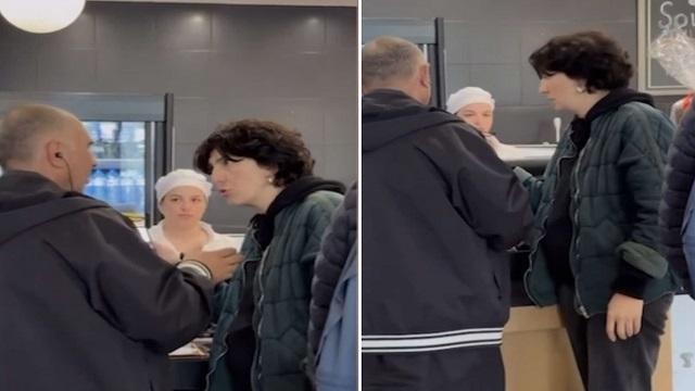 ვიკა ბუკია დიმა ობოლაძე მიეჭრა და კომენტარის გაკეთებას აიძულებდა - „შენ არ გაქვს ამაზე რეაქცია?"