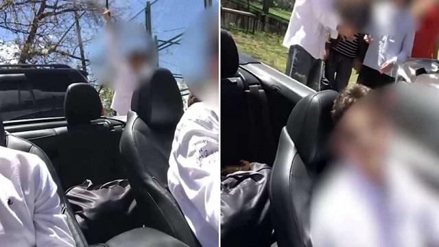 "ეს როგორ გაბედეს!“ - ბოლო ზარი მოსწავლეებმა იარაღის სროლით აღნიშნეს, ნახეთ გამაოგნებელი კადრები